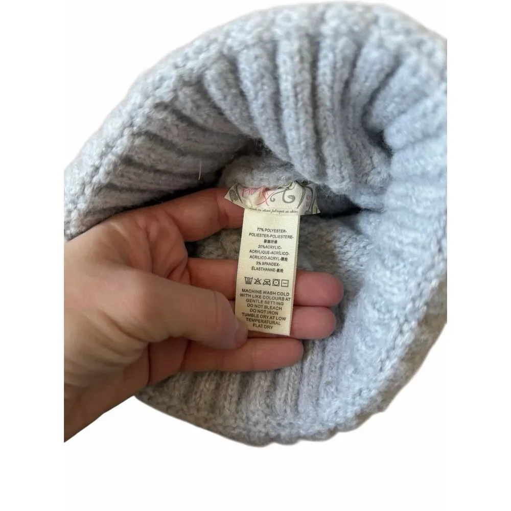 Free People Beanie‎ Coastline NEE Grey One Size